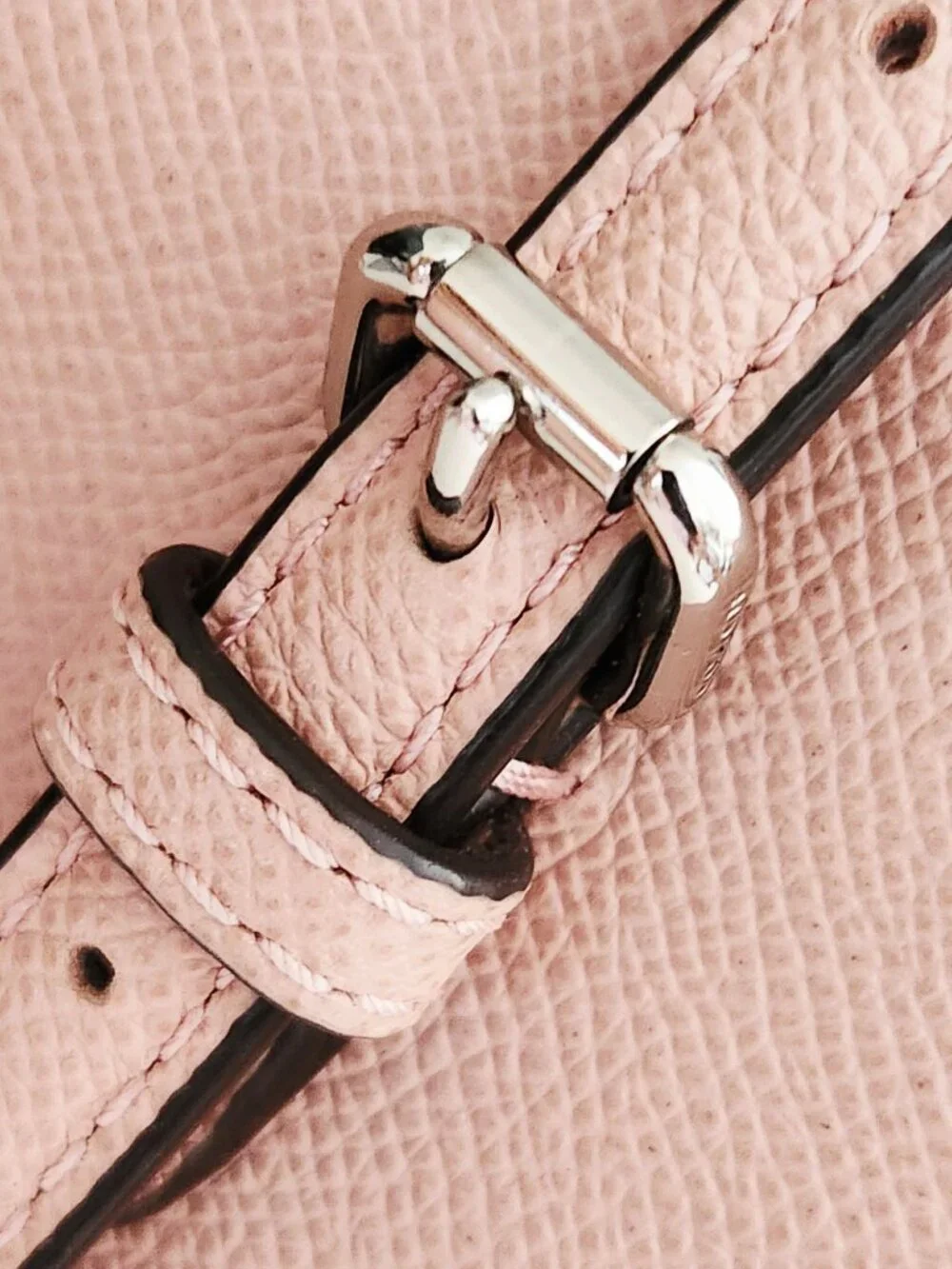 Euc Coach Turnlock Pink Leather Shoulder Bag Tote Purse